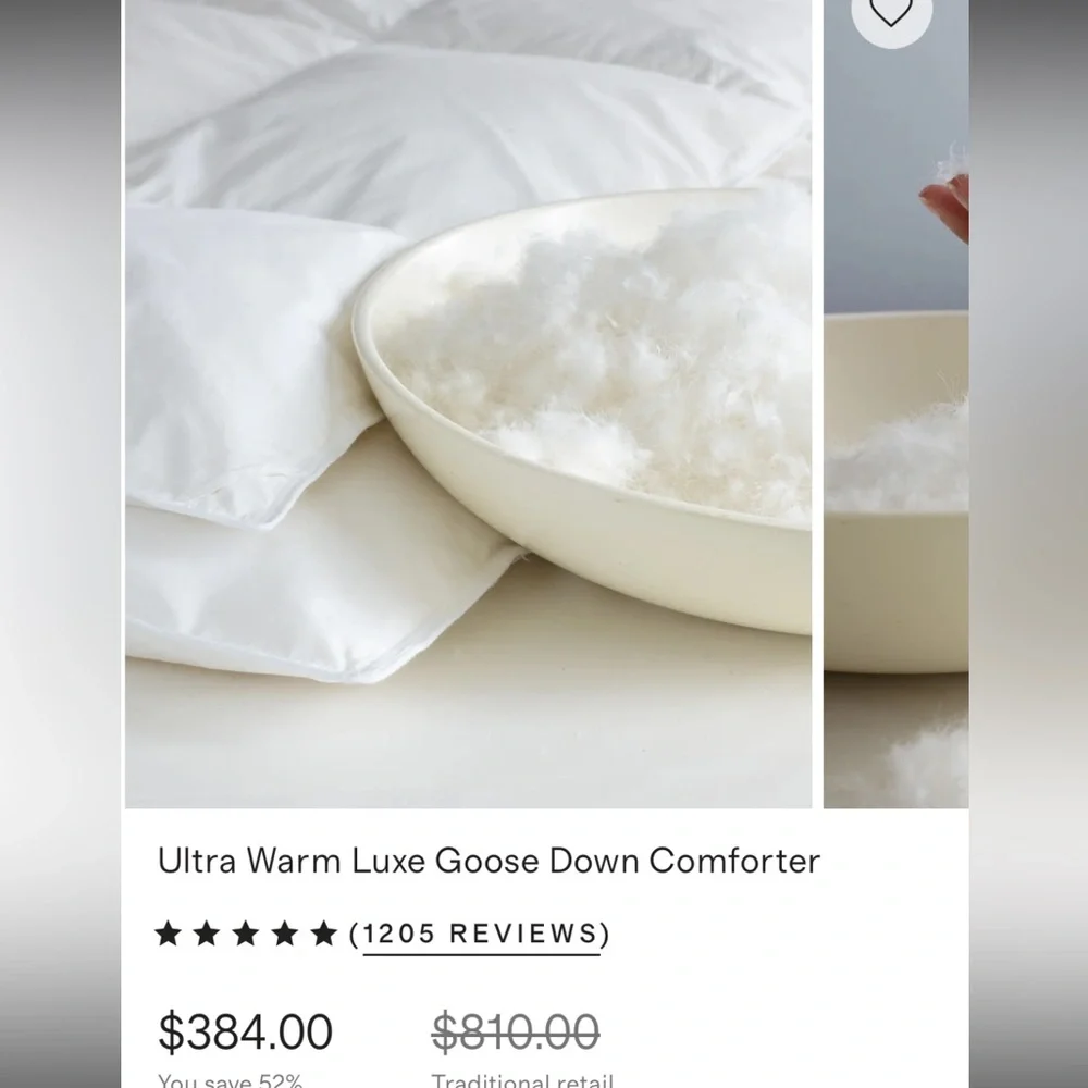 Quince Ultra Warm Luxe Goose Down Comforter